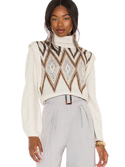 House Of Harlow 1960 X Revolve Allegra Turtleneck In Multi Diamond
